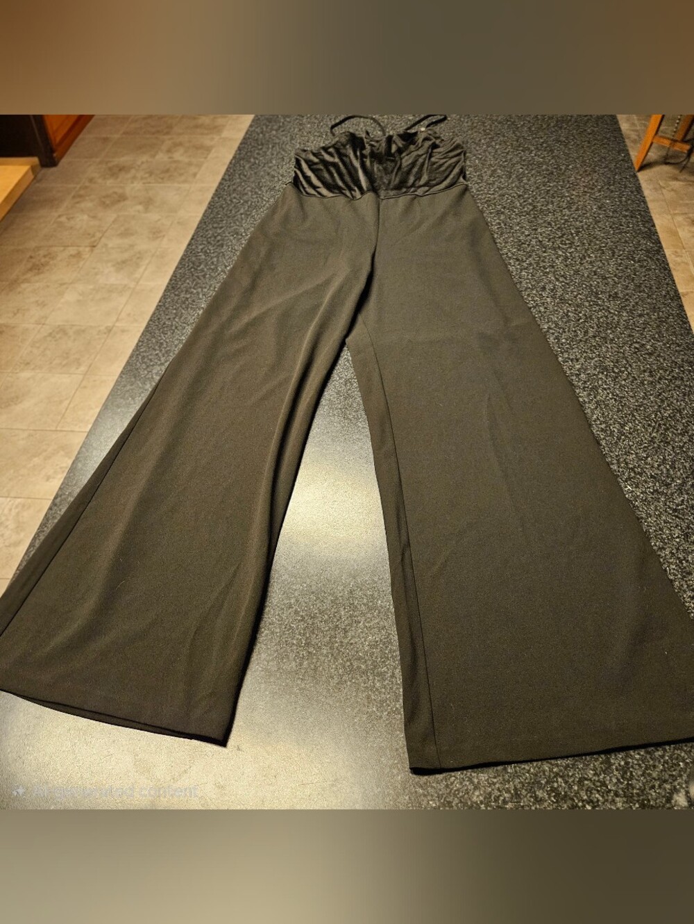 Express Jumpsuit Black Wide Leg Size Large New - Picture 2 of 14